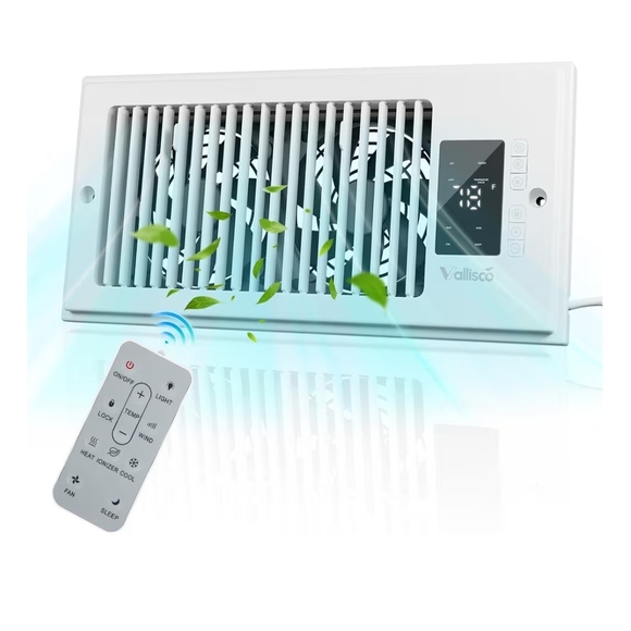 Other - Vallisco White Vent Fan with Remote